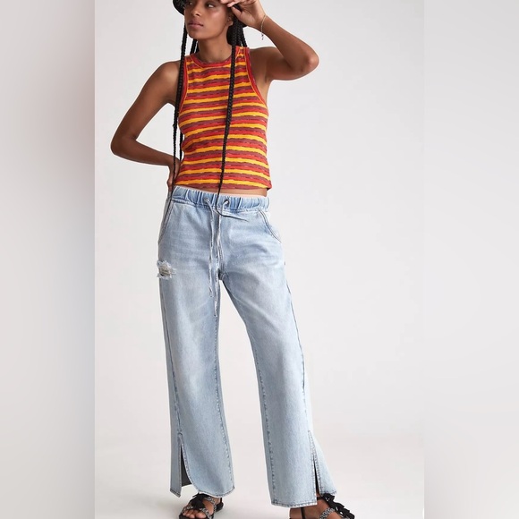 New Anthropologie Ribbed Racer Tank - Picture 3 of 8